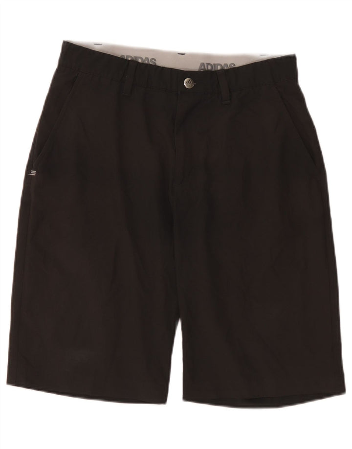 Adidas muške chino kratke hlače W30 srednje crne boje od poliestera