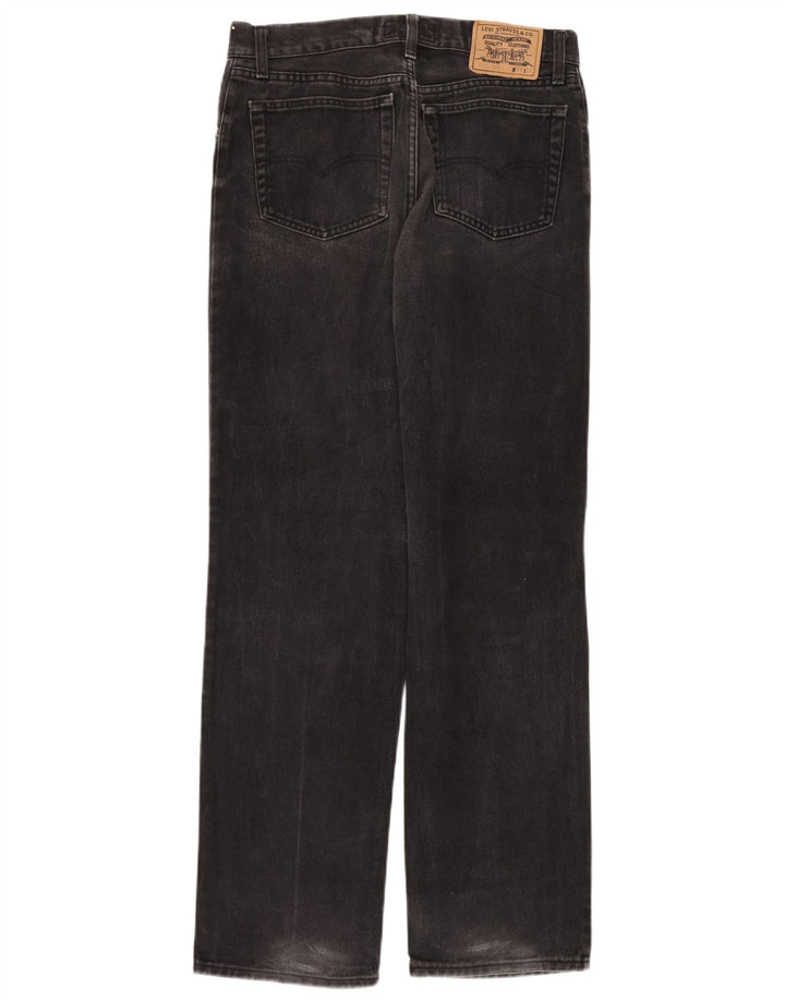 Levi's muške ravne traperice W33 L34 crni pamuk