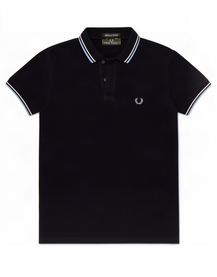 Fred Perry muška polo majica Mala tamnoplava pamuk