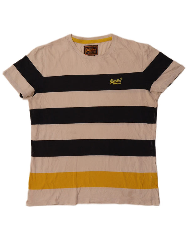 Superdry muška majica kratkih rukava 2XL pamuk s bijelim prugama