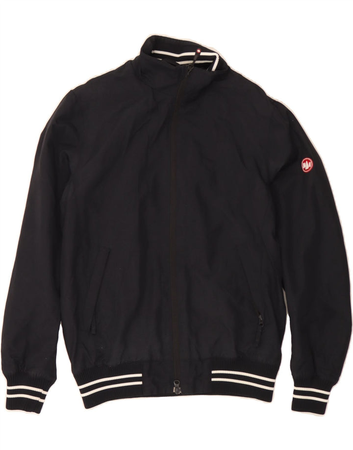 MURPHY & NYE Mens Chicago Ill Custom Fit Bomber Jacket UK 36 Small Black Vintage Murphy & Nye and Second-Hand Murphy & Nye from Messina Hembry 