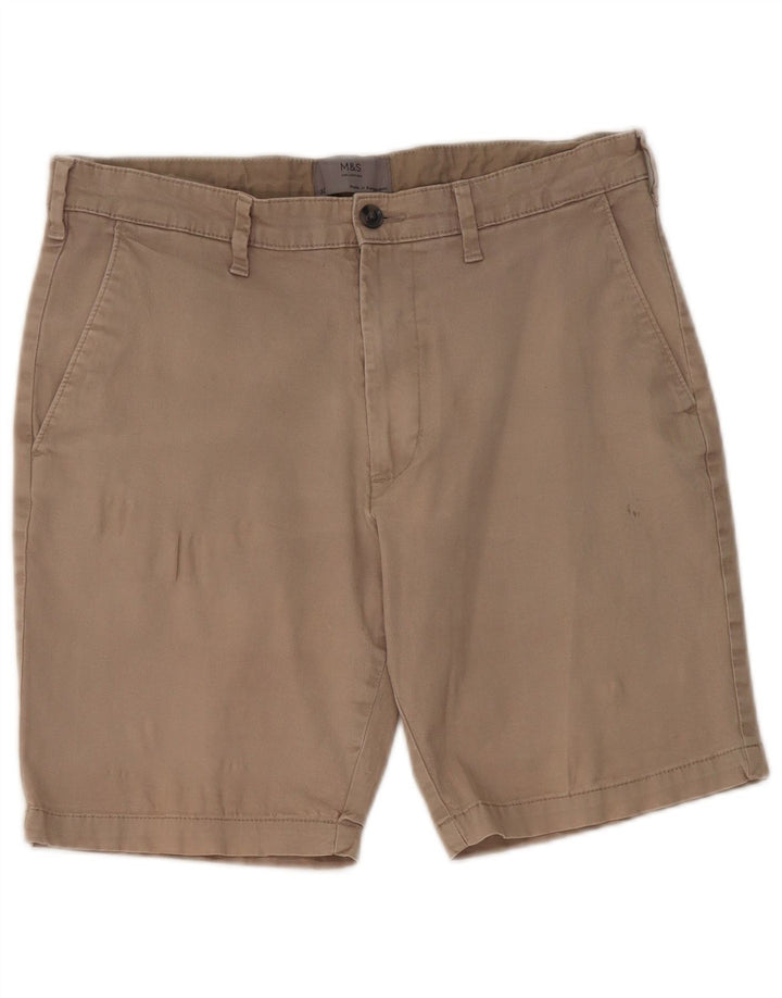 Marks & Spencer muške chino kratke hlače W32 srednje sivi pamuk