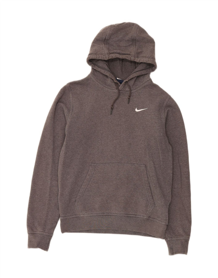 Nike Muška majica s kapuljačom Mala siva pamučna