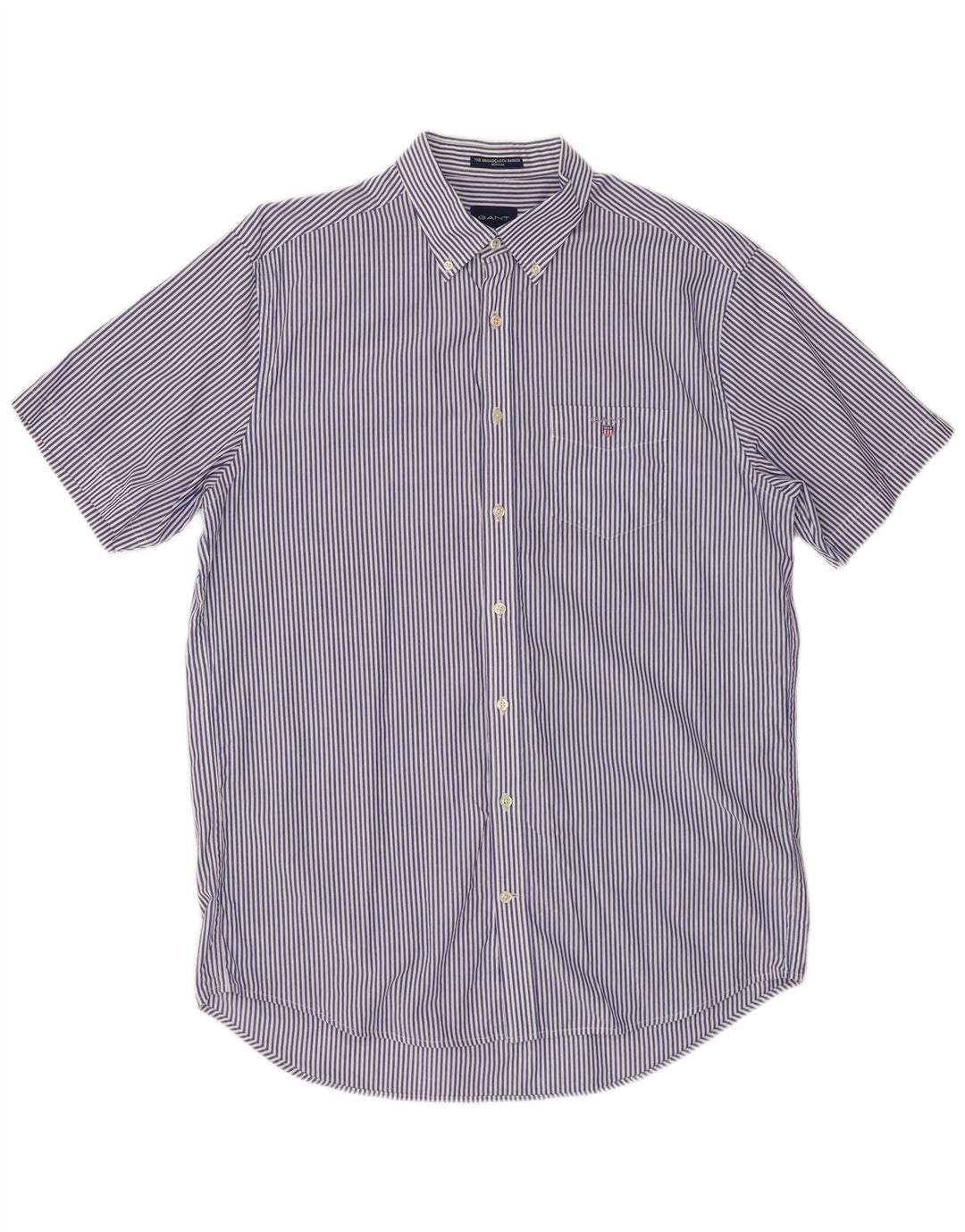 GANT muška košulja standardnog kroja, veličina 41/42 16 1/2, velika mornarsko plava pruga