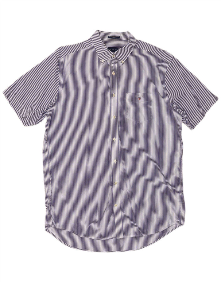 GANT muška košulja standardnog kroja, veličina 41/42 16 1/2, velika mornarsko plava pruga