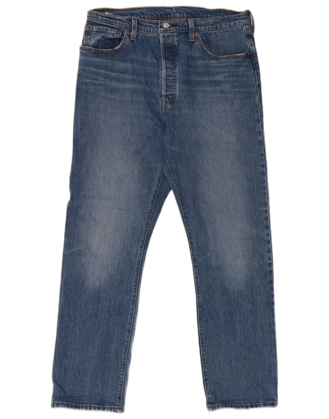 Levi's muške 501 ravne traperice W32 L30 plavi pamuk