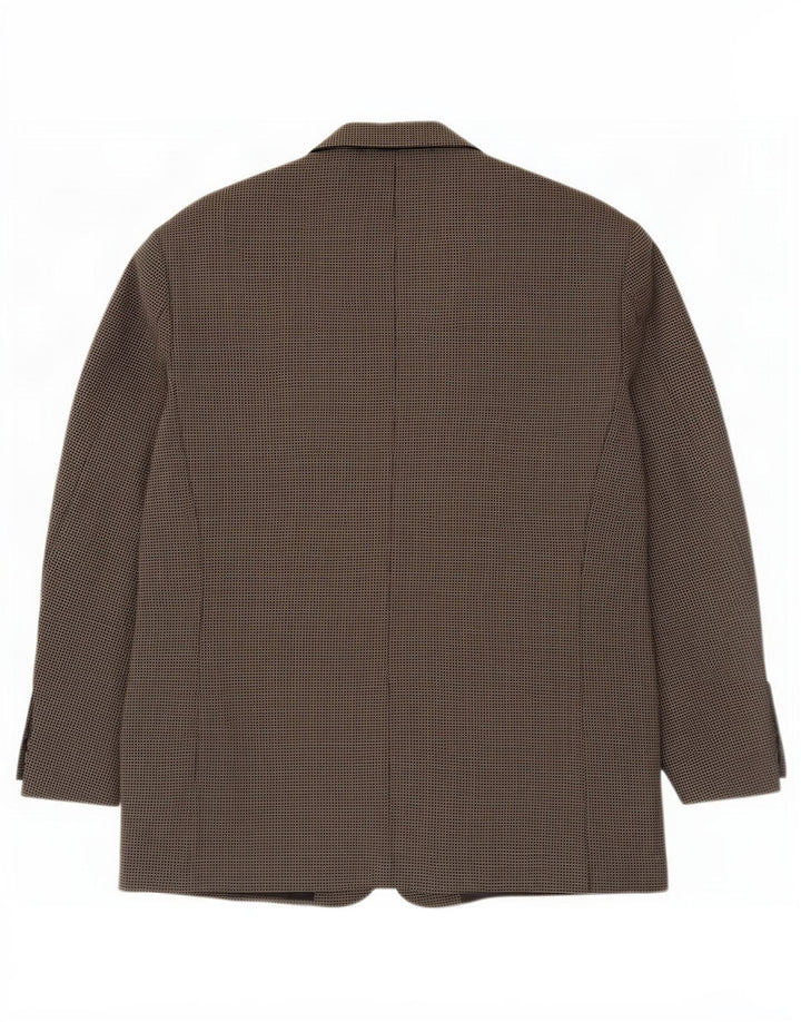 Marks & Spencer muška jakna sako s 3 gumba UK 44 XL siva gingham nova vuna