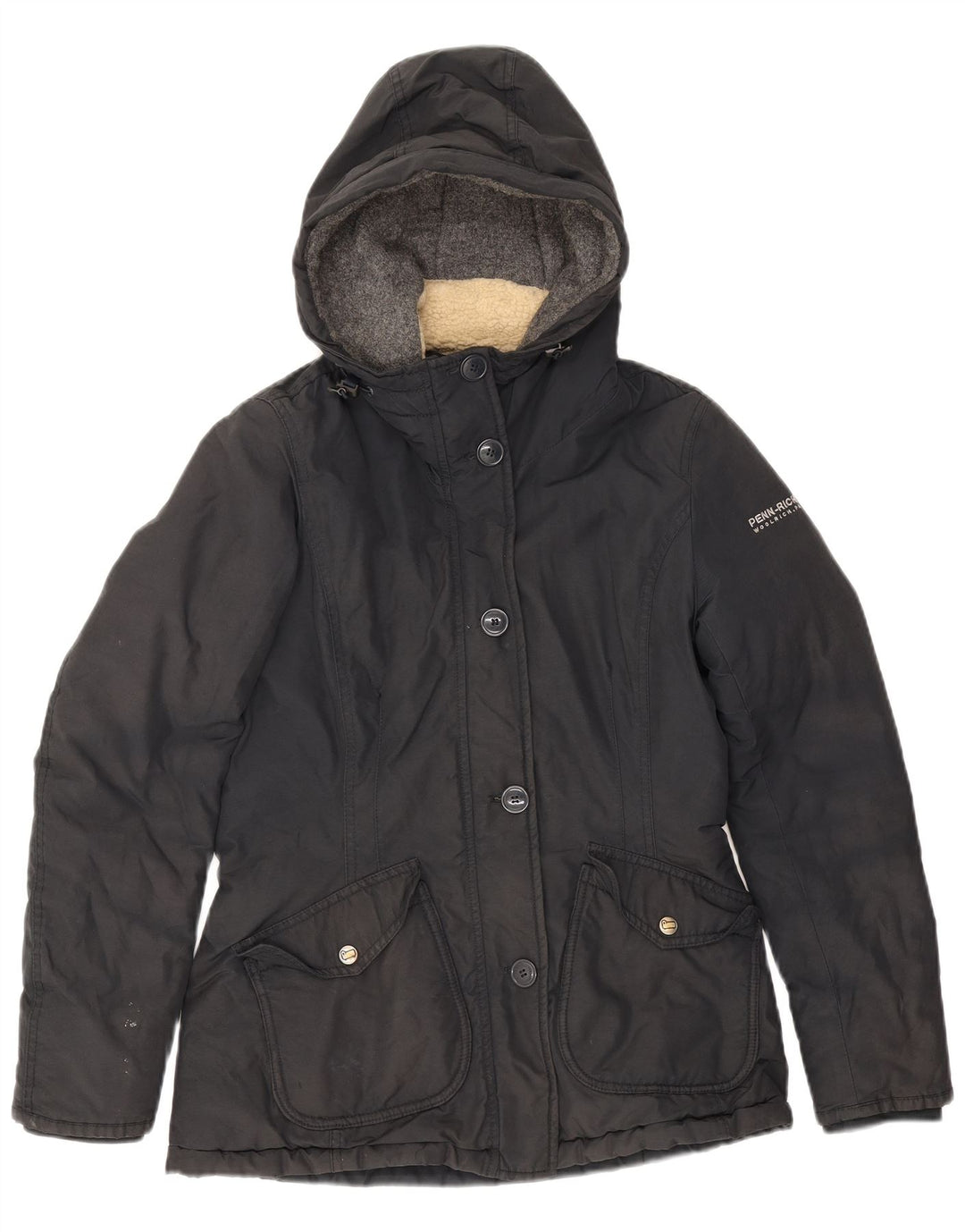 Woolrich ženska vjetrovka s kapuljačom UK 10 mala crna
