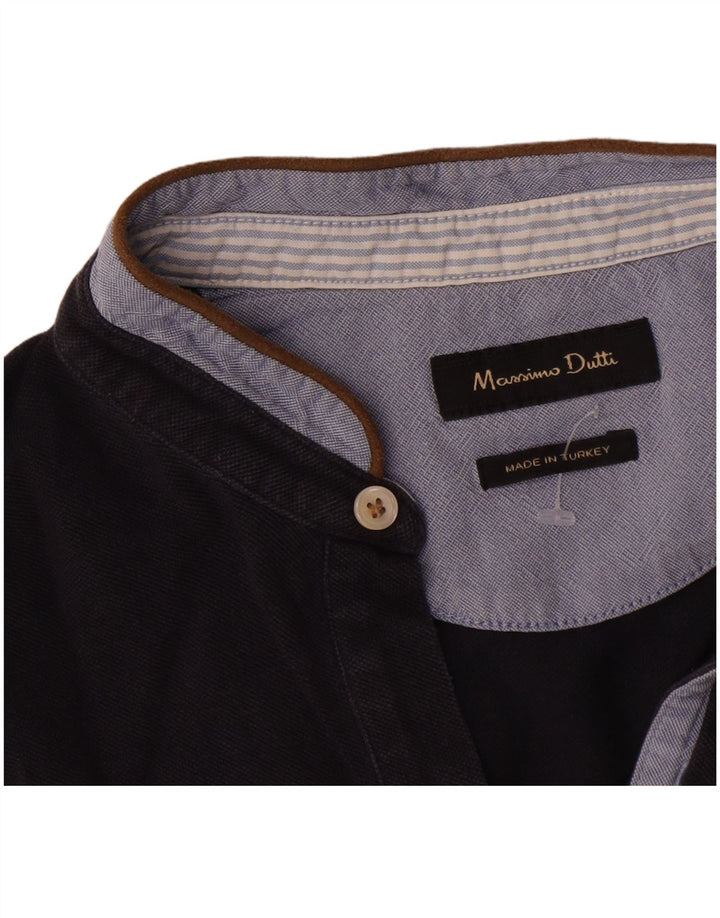 Massimo Dutti muška polo majica srednje tamnoplave boje, pamuk