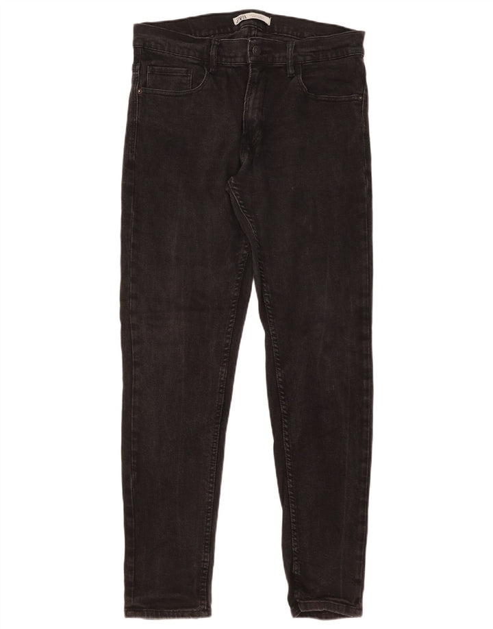 Zara muške uske traperice EU 44 Large W34 L31 crne