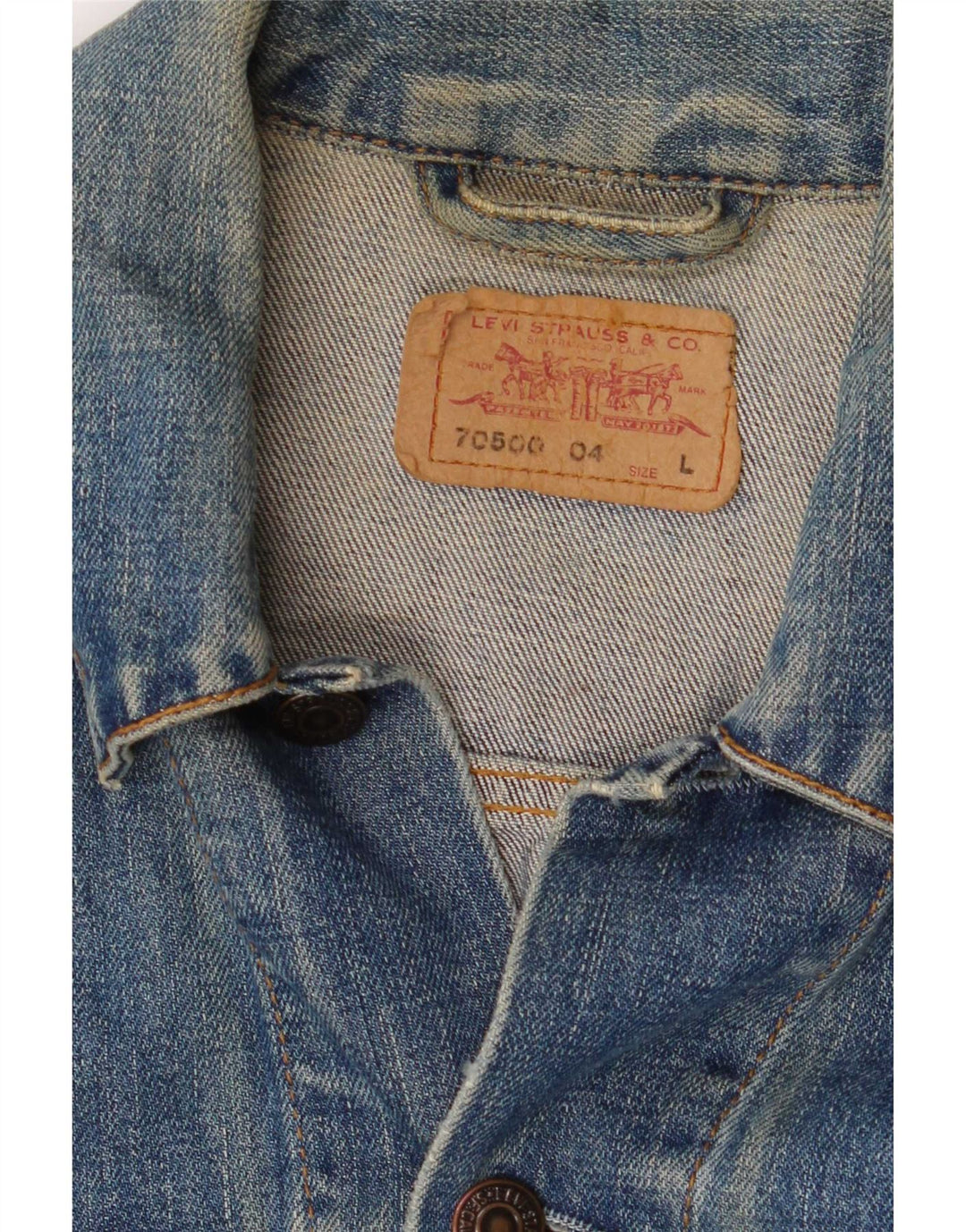 Levi's muška traper jakna UK 40 Large Blue Cotton