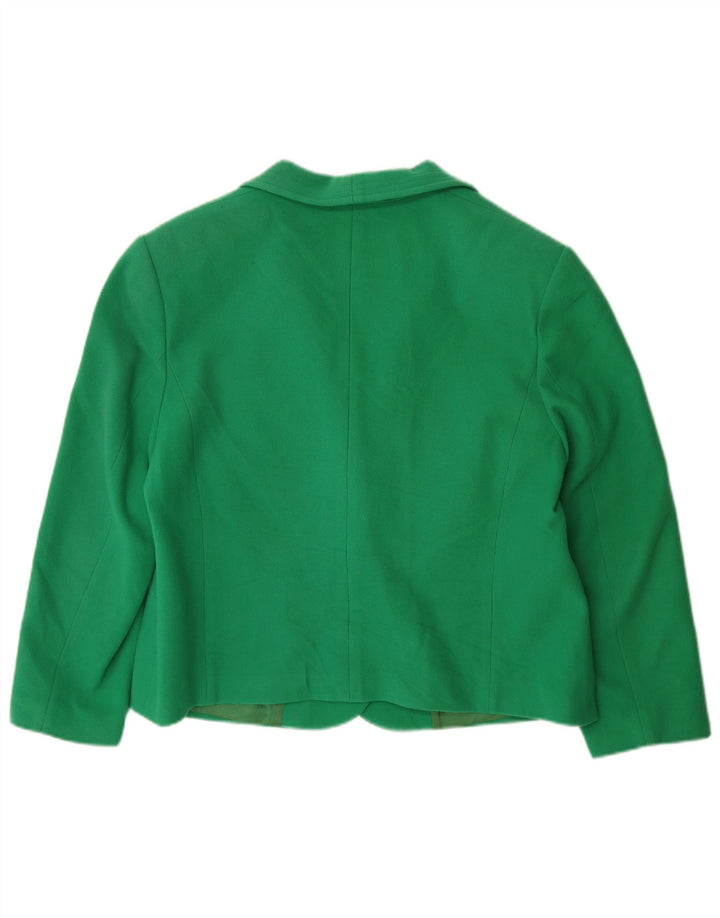 Ženska jakna sa 1 gumbom Separa Fink UK 18 XL zelena vuna