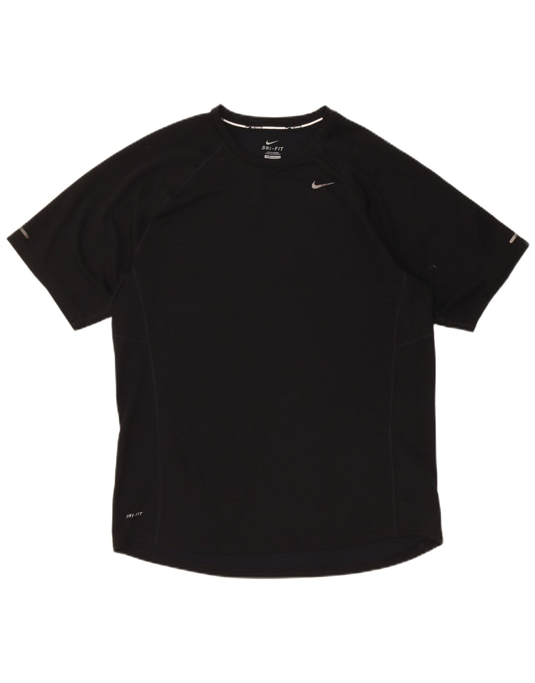 Nike Dri Fit majica kratkih rukava, veliki crni poliester