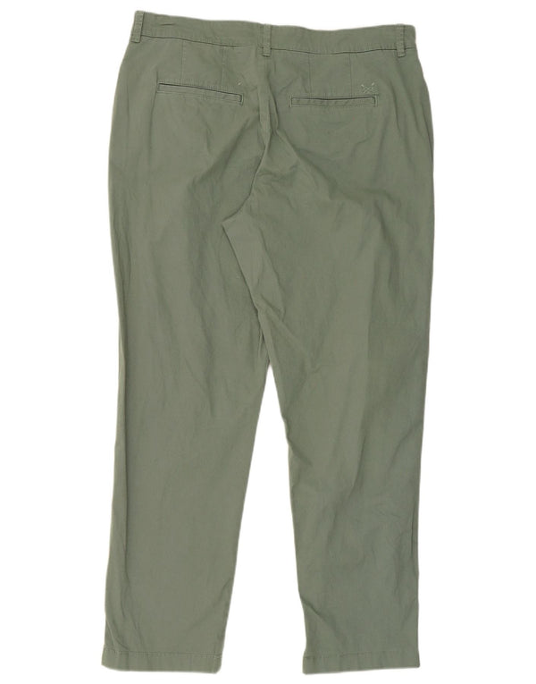 Crew Clothing Ženske sužene chino hlače UK 16 Large W36 L30 Zelene