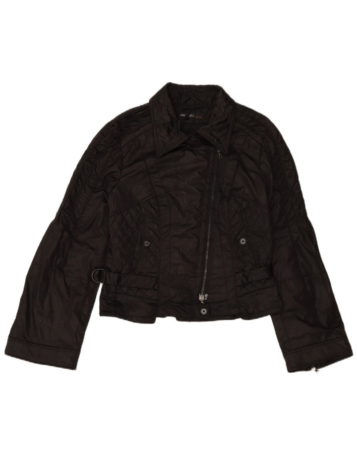 MARC CAIN Ženska prošivena biciklistička jakna UK 12 srednje crna