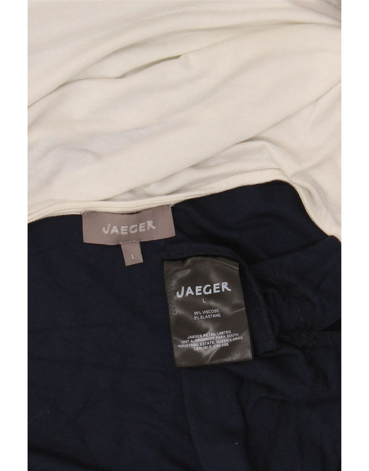 Jaeger Ženska majica s 3/4 rukavima UK 16, velika raznobojna viskoza