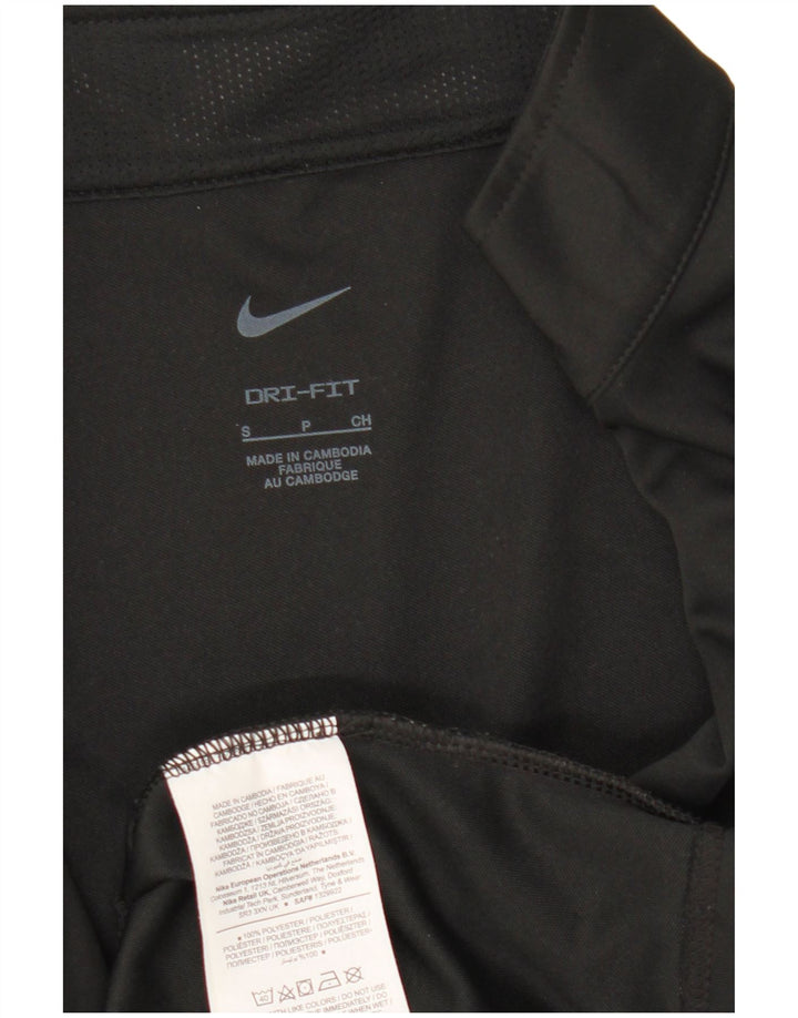 Nike Mens Dri Fit Loose Fit Trenirka Gornja jakna mala crna poliester