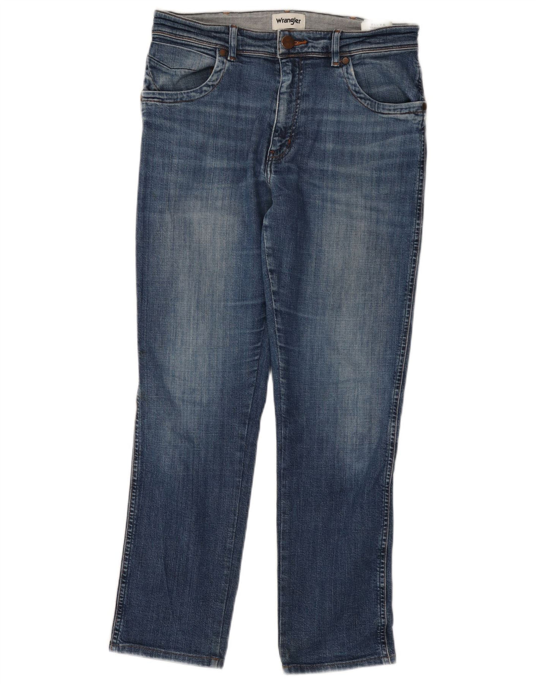 WRANGLER Muške Texas Straight Jeans W32 L30 Plavi pamuk