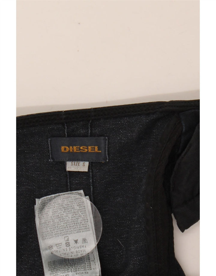 DIESEL Ženski traper kombinezon bez rukava UK 8 Mali tamnoplavi pamuk