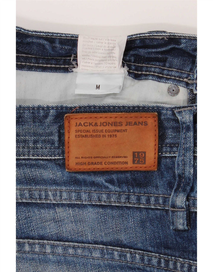 Jack & Jones muške kratke traper hlače srednje veličine W32, plavi pamuk