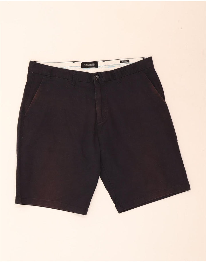 Scotch & Soda muške kratke hlače Stuart Chino W32 srednje tamnoplavi pamuk