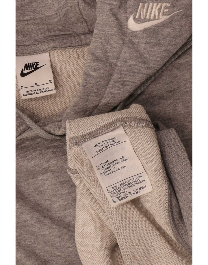 Nike muška majica s kapuljačom srednje sivi pamuk