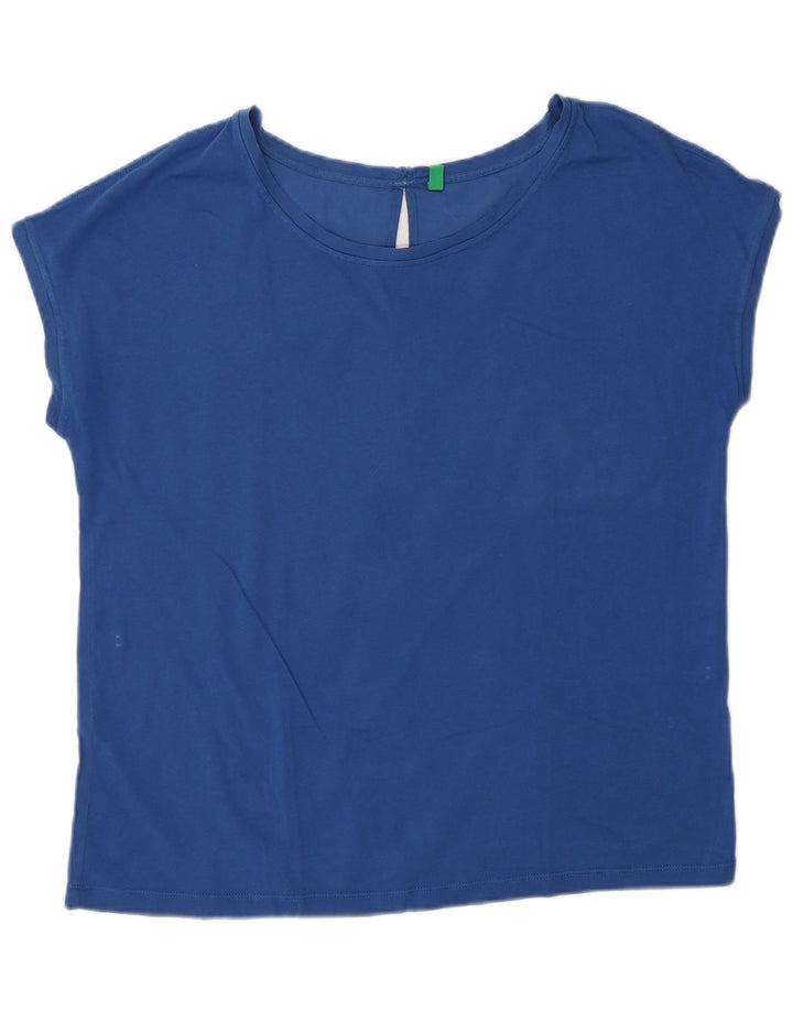 Benetton gornji dio ženske bluze UK 16 Large Blue