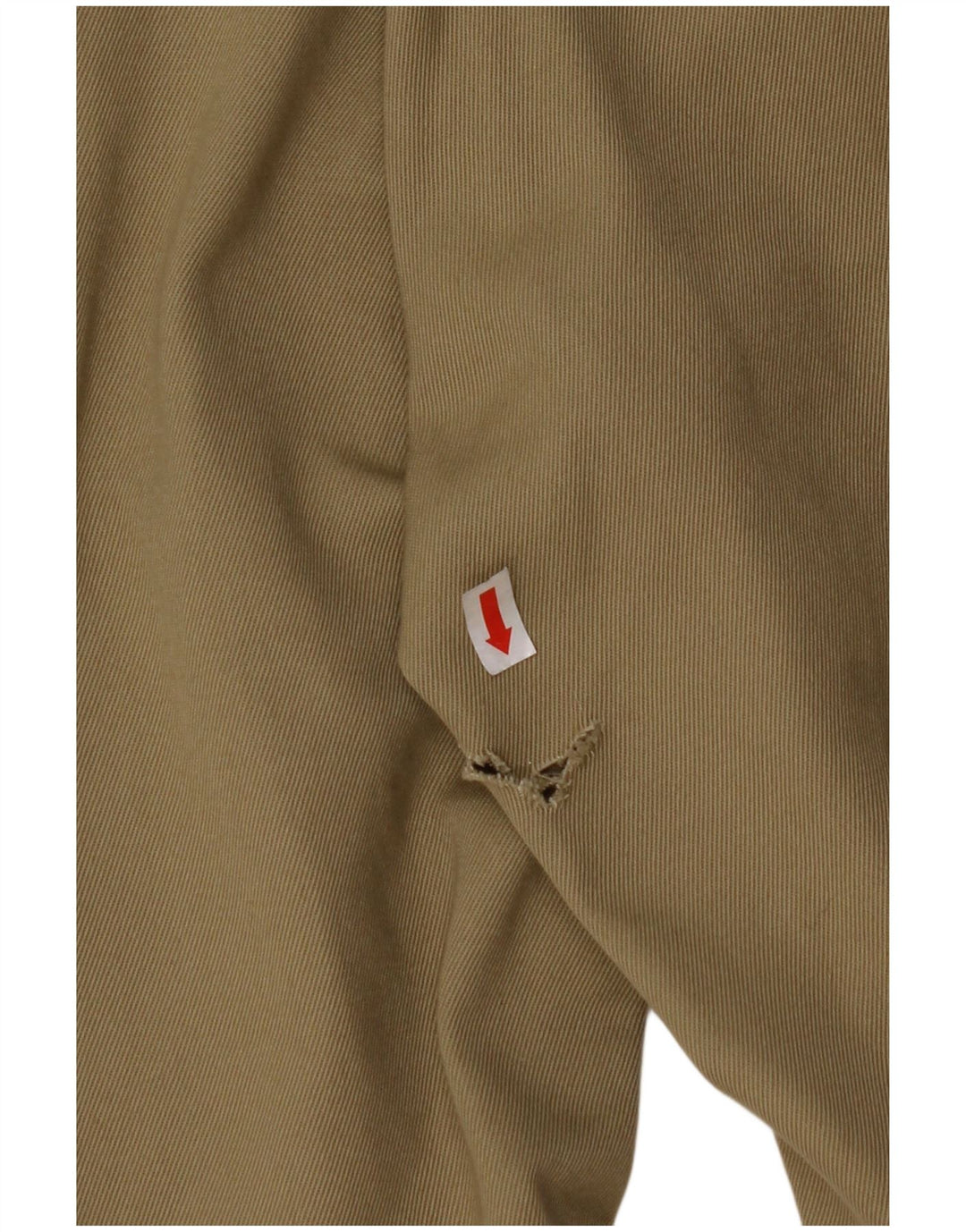 ENERGIE Mens Straight Chino Trousers W34 L34 Khaki Polyester