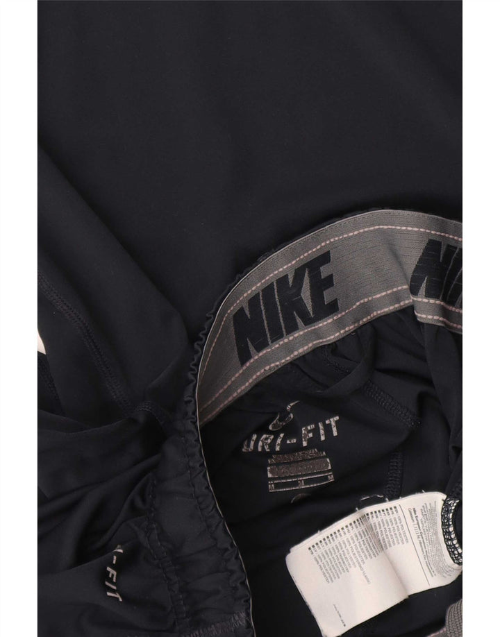 Nike Ženske Dri Fit Sportske kratke hlače UK 14 Medium tamnoplavi poliester