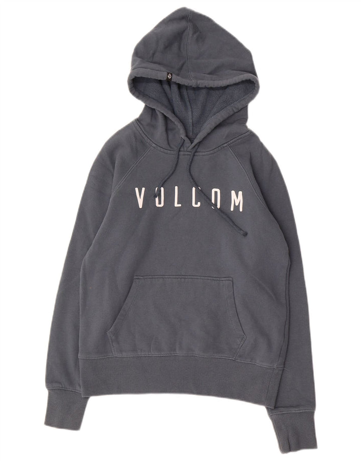VOLCOM Boys Graphic Hoodie Džemper 7-8 godina XS sivi pamuk
