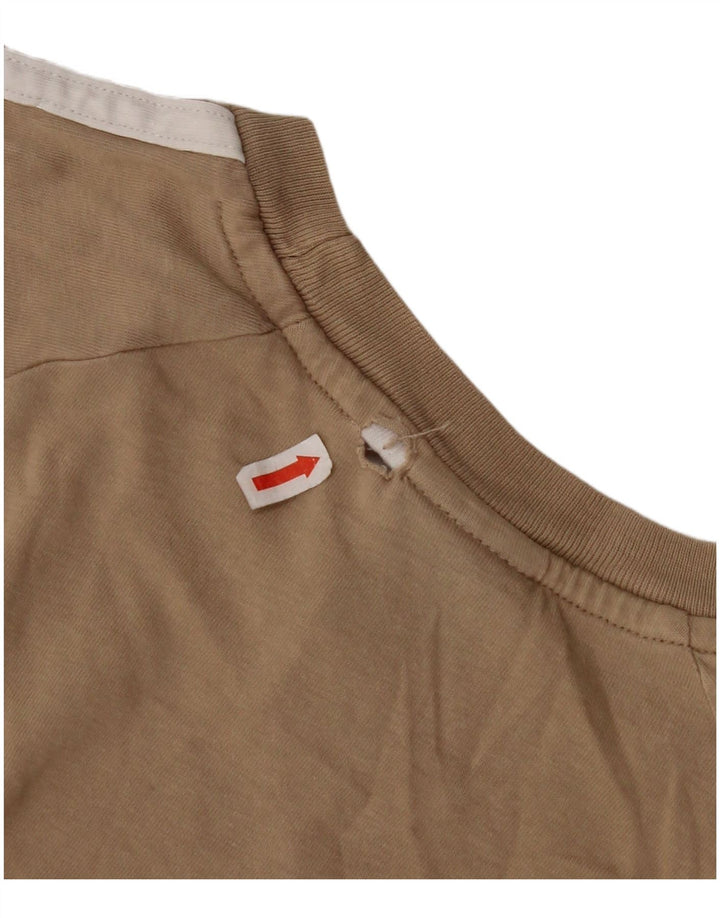 ADIDAS ženska majica kratkih rukava UK 12 srednje bež pamuk