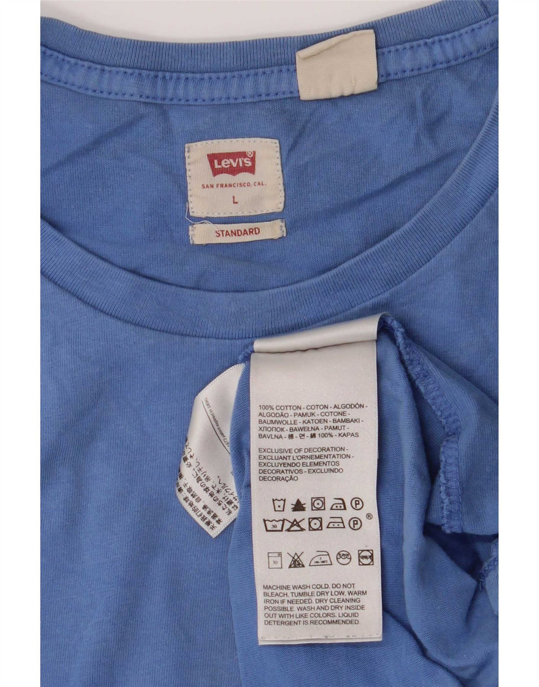 Levi's standardna muška majica kratkih rukava, veliki plavi pamuk