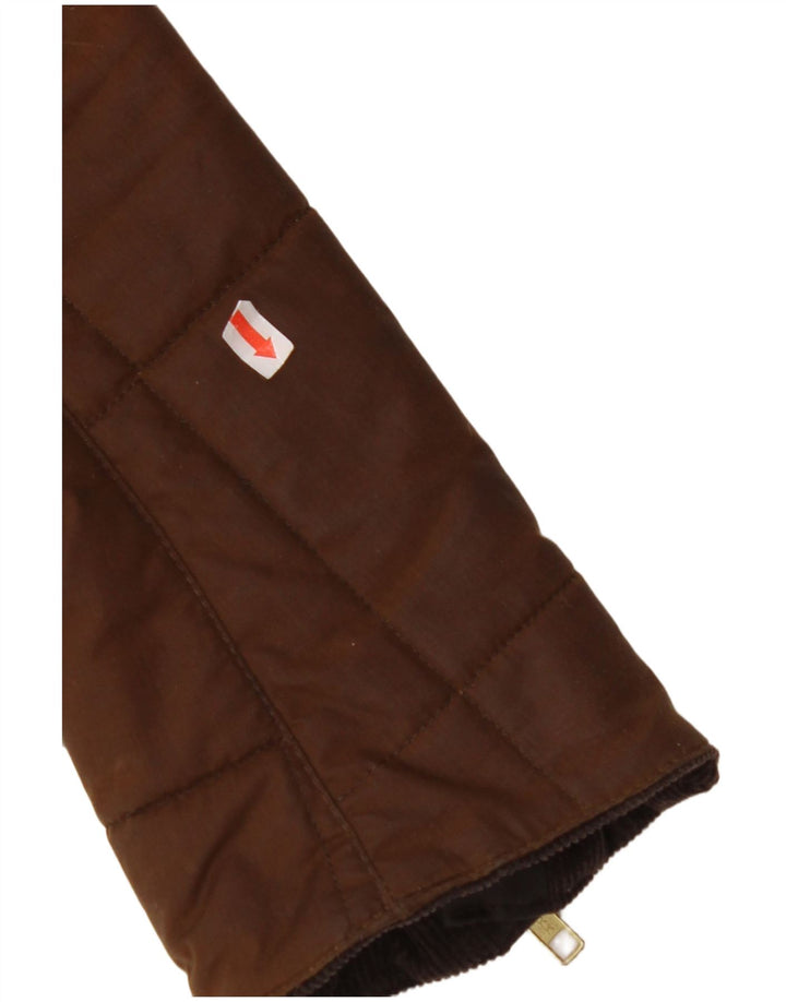 BARBOUR Ženska vojna jakna od voštanog pamuka UK 16 Large Brown Cotton