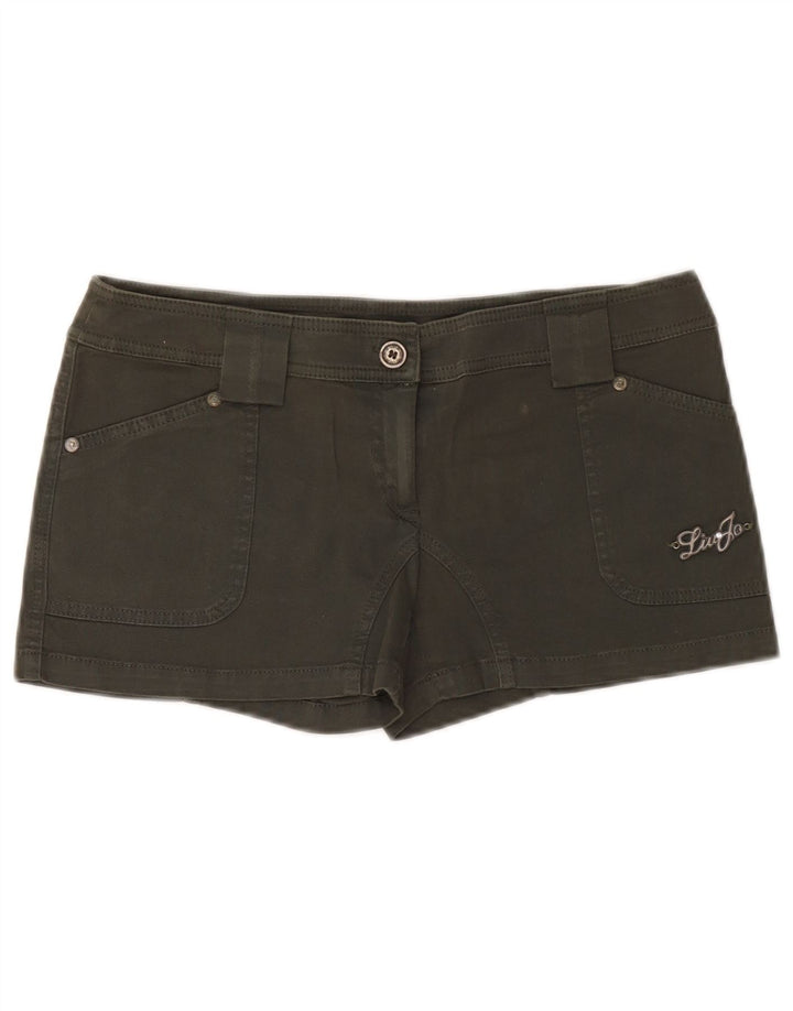 Liu Jo ženske vruće hlačice IT 44 Srednje W30 Zeleni pamuk