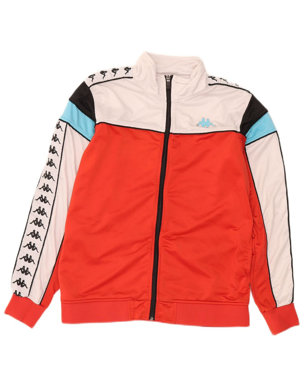 Kappa ženska gornja jakna trenirke UK 16 Large Red Colourblock