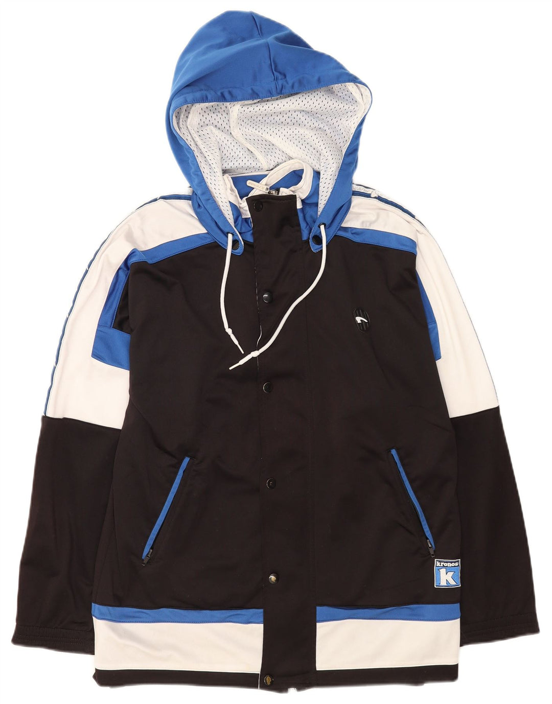 Kronos muška trenirka s kapuljačom, gornja jakna srednje crne boje od poliestera