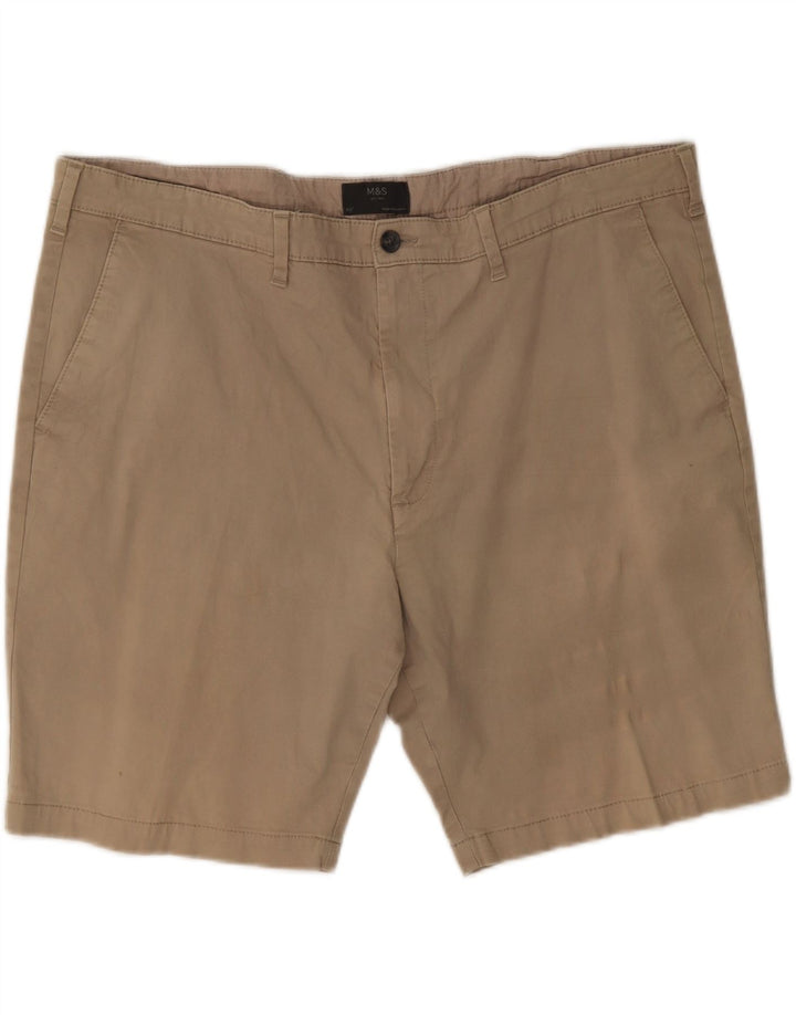 Marks & Spencer muške chino kratke hlače W44 2XL kaki pamuk