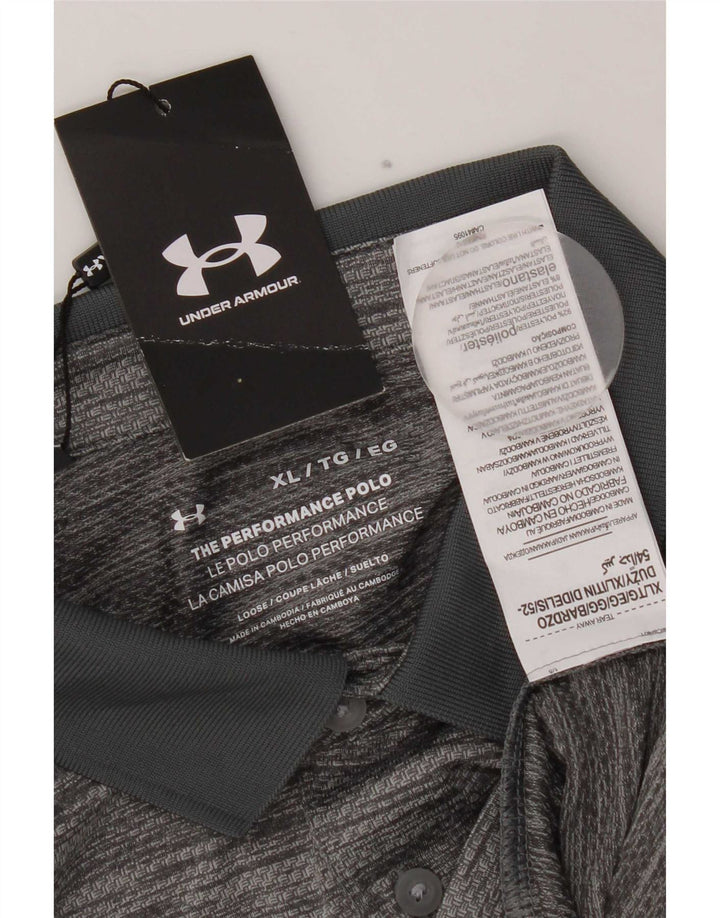 Under Armour muška polo majica XL sivi pjegavi poliester