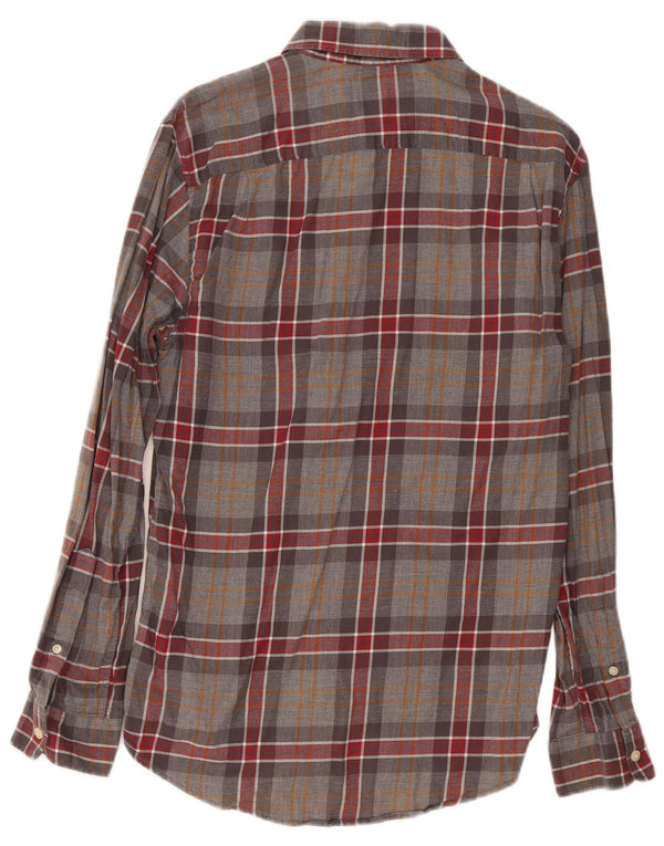 Jack Wills Muška flanelska košulja od malog sivog kariranog pamuka