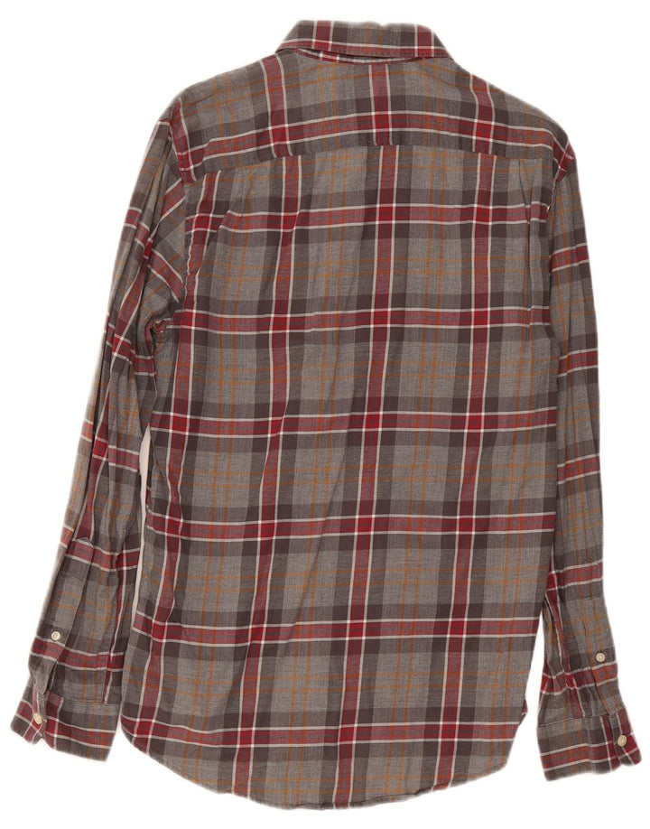 Jack Wills Muška flanelska košulja od malog sivog kariranog pamuka
