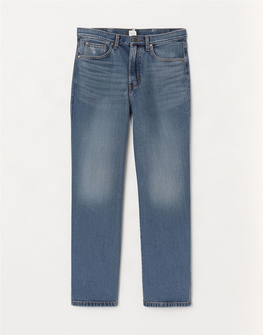 Wrangler Mens Evolution Straight Jeans W32 L34 Plavi pamuk