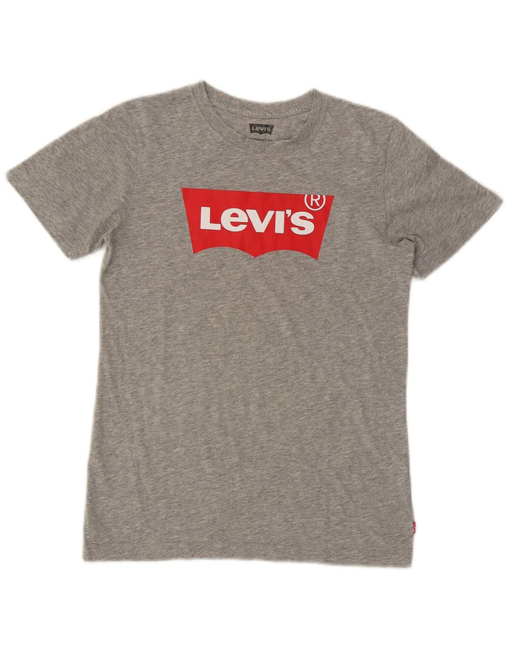Gornja majica kratkih rukava Levi's Boys Graphic T-Shirt 13-14 Years Grey Flected