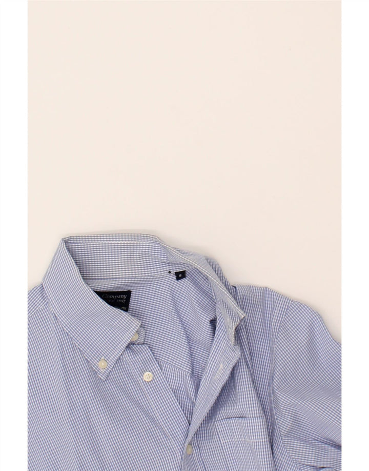 BEST COMPANY Mens Classic Fit Shirt Small Blue Gingham Vintage Best Company and Second-Hand Best Company from Messina Hembry 
