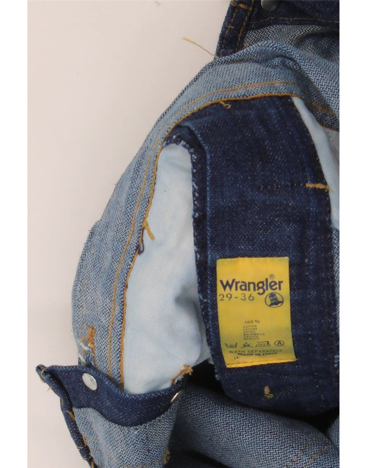 WRANGLER Muške kratke hlače Ravne traperice W29 L36 tamnoplavi pamuk