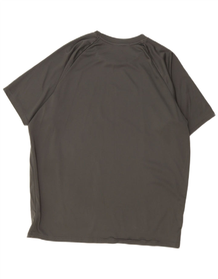 Nike Dri Fit majica kratkih rukava, veliki sivi poliester