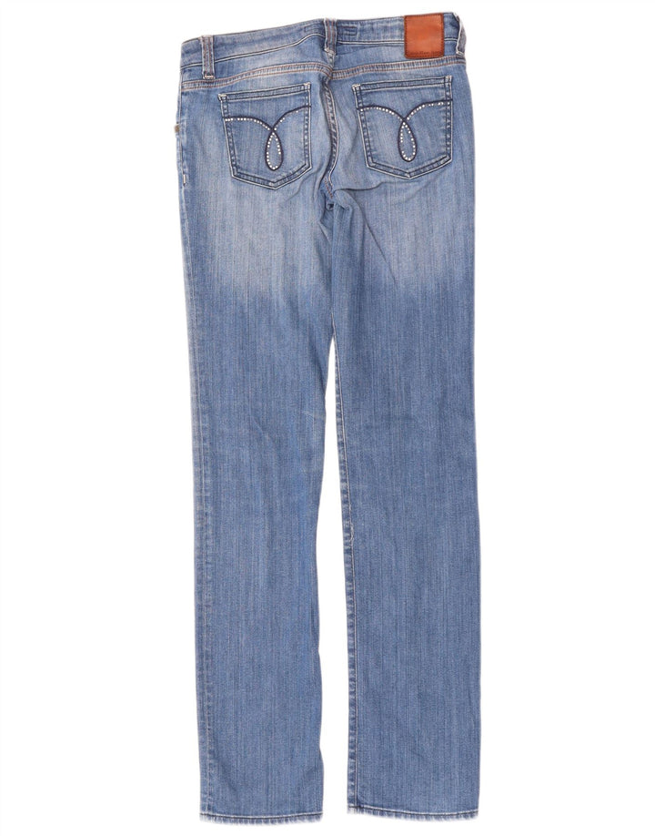 CALVIN KLEIN Ženske uske traperice regularnog kroja W28 L33 plavi pamuk