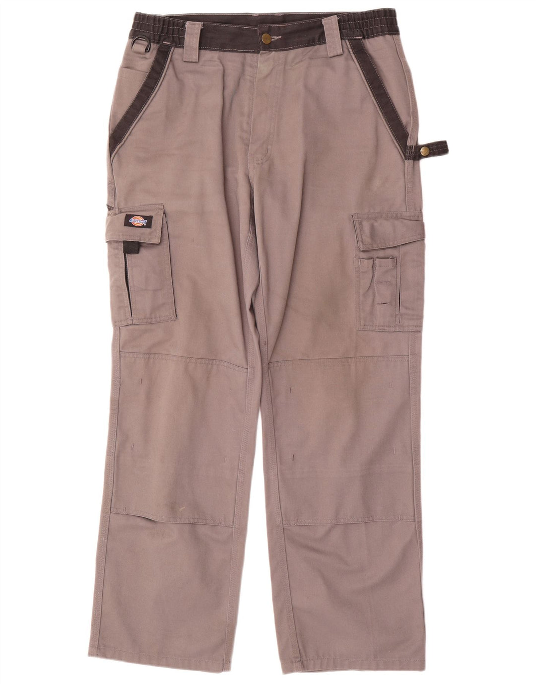 Dickies muške ravne kargo hlače W34 L31 sivi poliester
