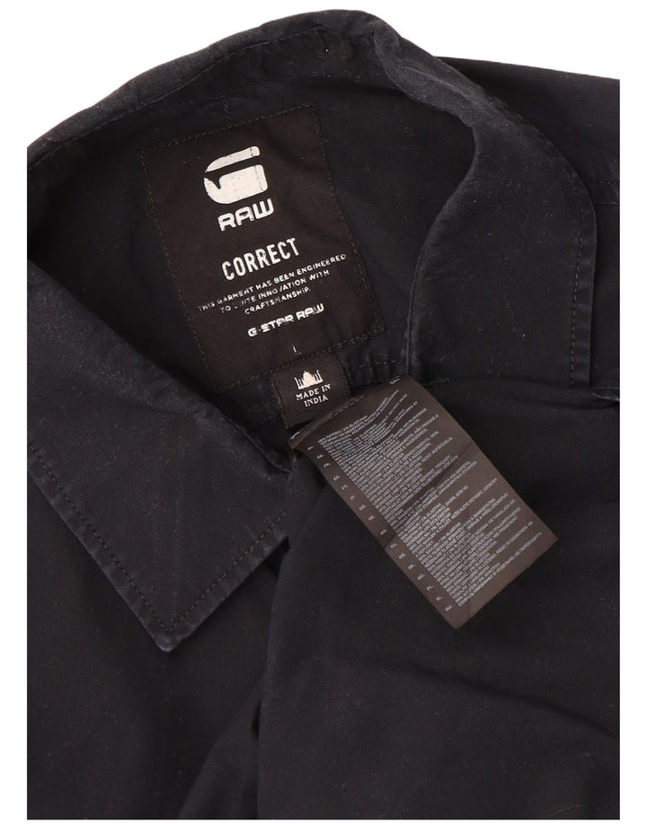 G-Star muška košulja velika crna pamučna