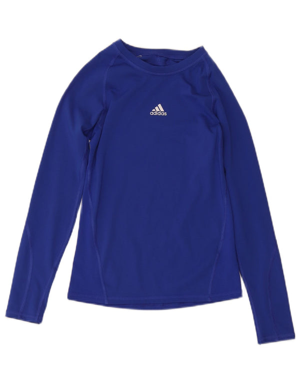 Adidas Climacool majica dugih rukava za dječake 11-12 godina, plavi poliester