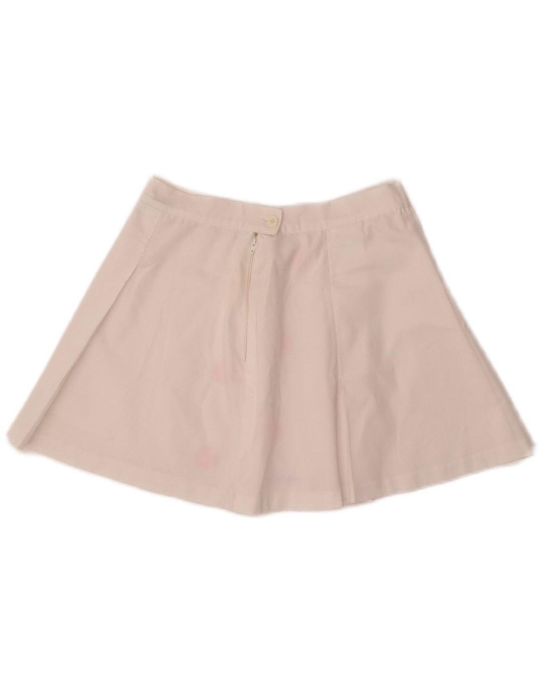 Diadora ženska mini suknja UK 12 srednje veličine W26 bijeli poliester na točkice